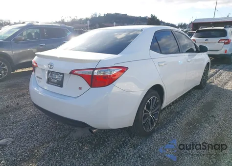 2016 Toyota Corolla S Plus from USA, damaged, VIN 2T1BURHE8GC565517